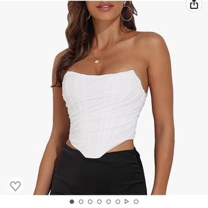 White Corset Top